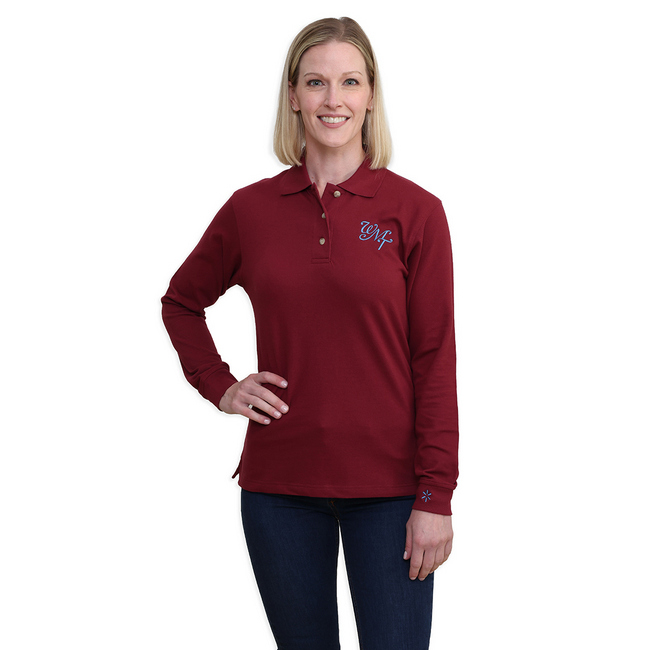 Main image of WMT Monogram Women's Long Sleeve Polo image