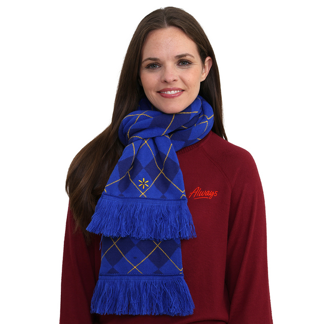 Main image of Argyle Woven Scarf image