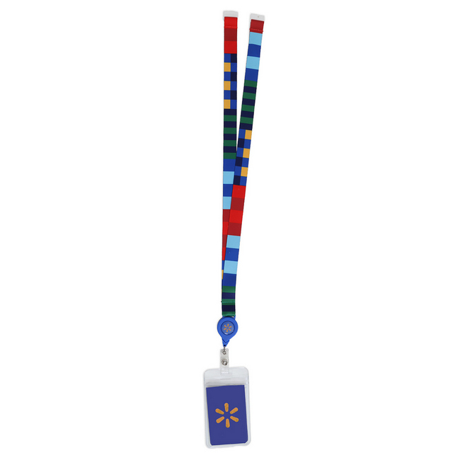 Main image of Spark - Patchwork Lanyard + Badge Pull image