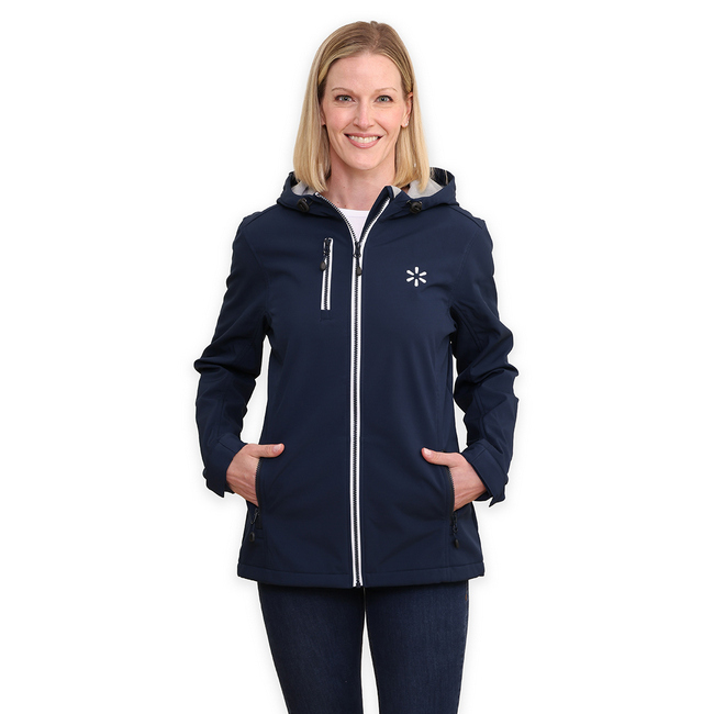 Main image of Women's Stretch Softshell Jacket - Navy image