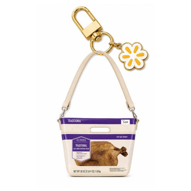 Main image of Traditional Rotisserie Chicken Purse Replica Bag Charm image