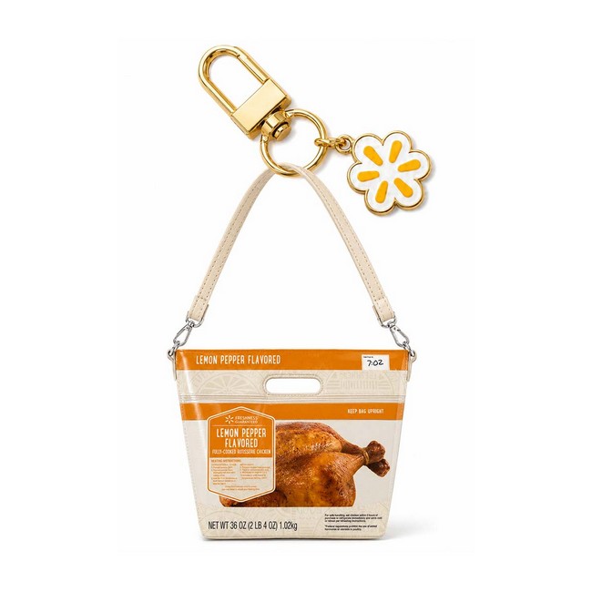Main image of Lemon Pepper Rotisserie Chicken Purse Replica Bag Charm image