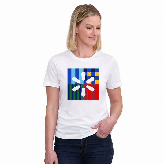 Main image of Festive 'Spark' Unisex T-Shirt - White image