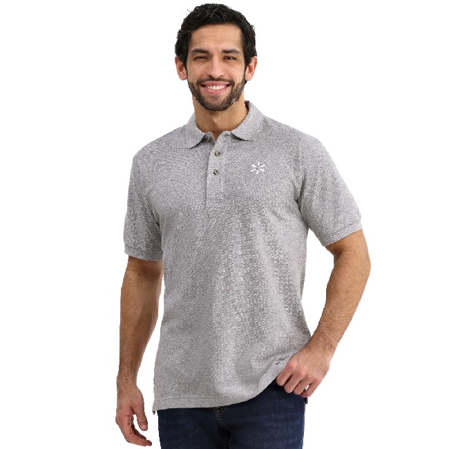 Main image of 'Spark' Cotton Polo Men's - Grey image