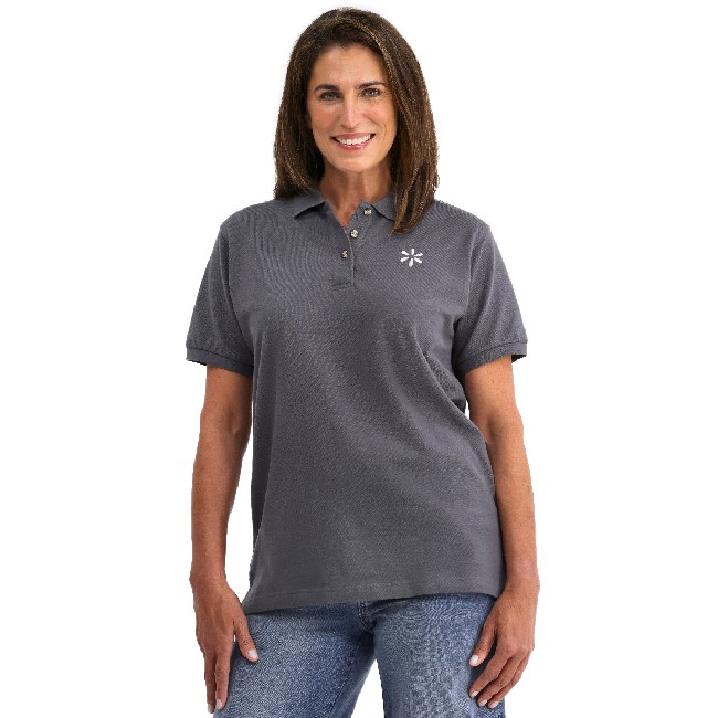 Main image of 'Spark' Cotton Polo Women's - Grey image