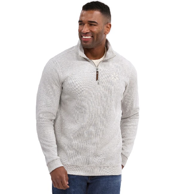 Main image of 'Spark' 1/4 Zip Pullover Men's - Cream image