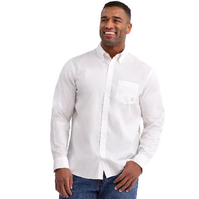 Main image of 'Spark' Brooks Brothers® Long Sleeve Men's - Woven White image