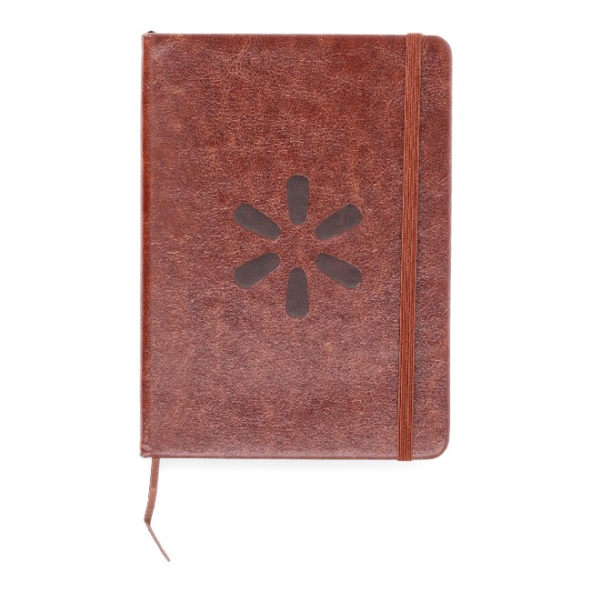 Main image of 'Spark' Embossed Notebook - Brown image