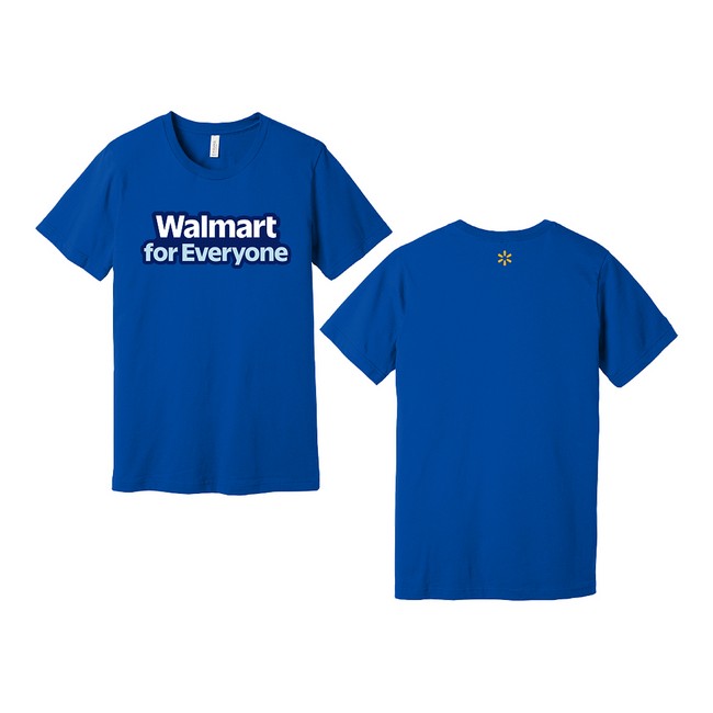 Main image of 'Walmart for Everyone' Unsiex T-Shirt - Royal image