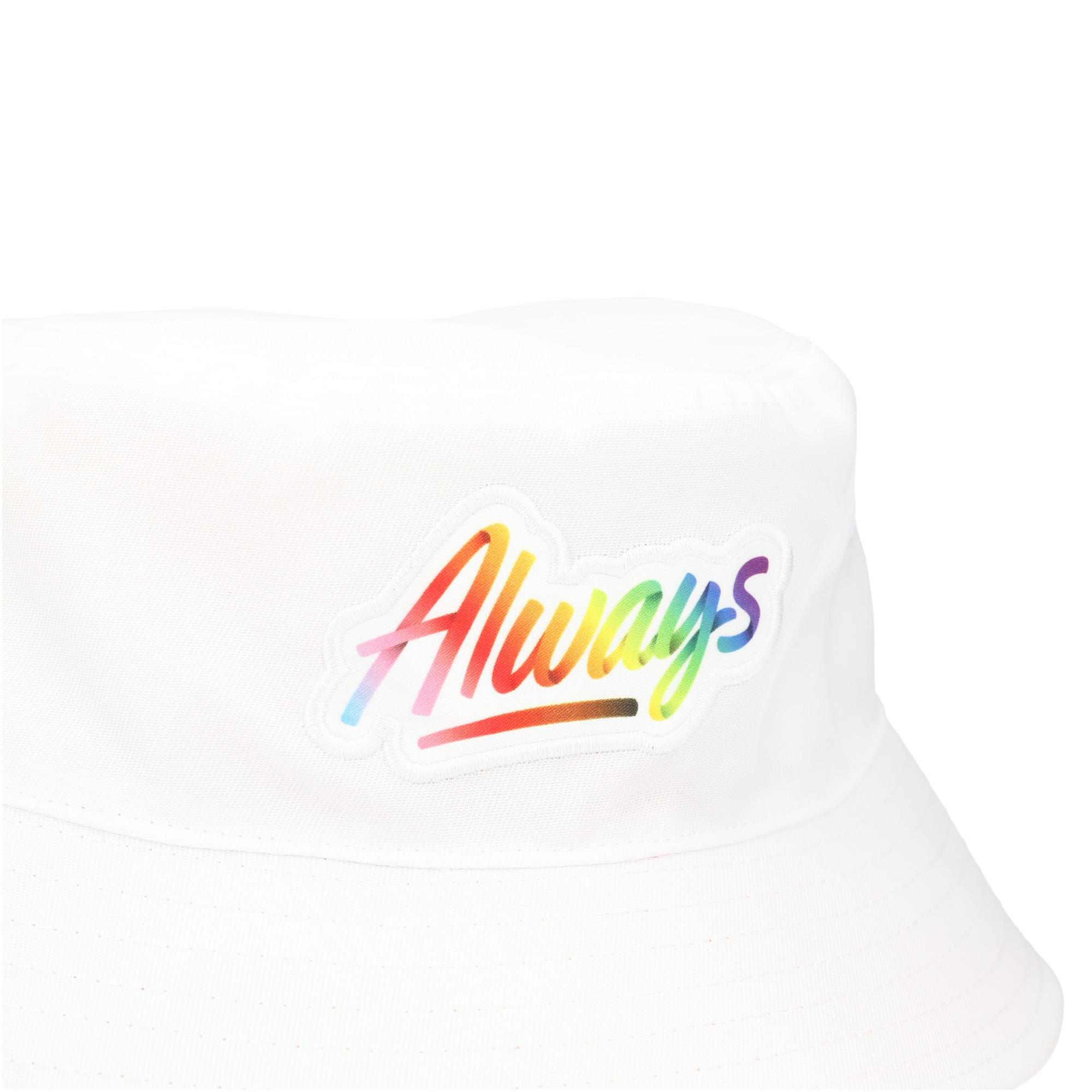 帽子 always reversible embroid Always' Reversible Bucket Hat - White - Spark Shop
