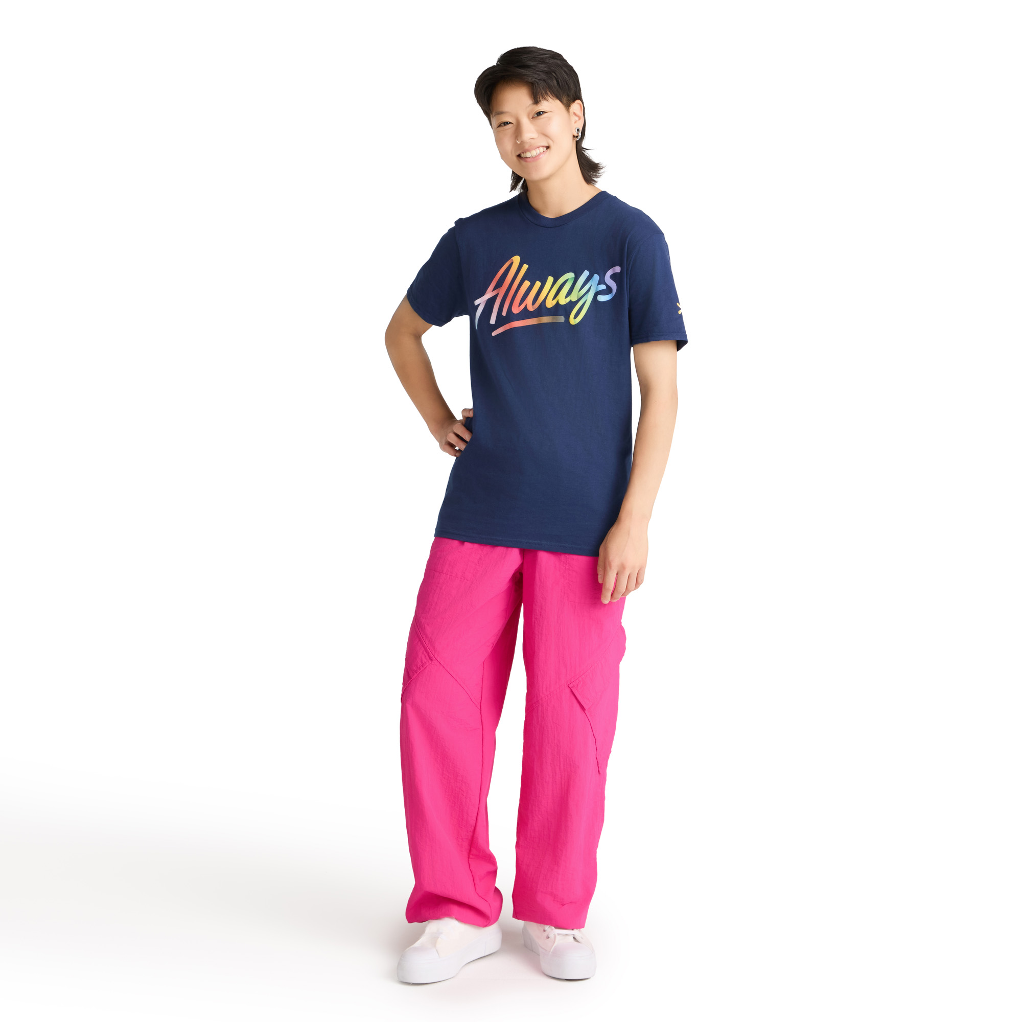 Always' Unisex T-Shirt - Navy - Spark Shop