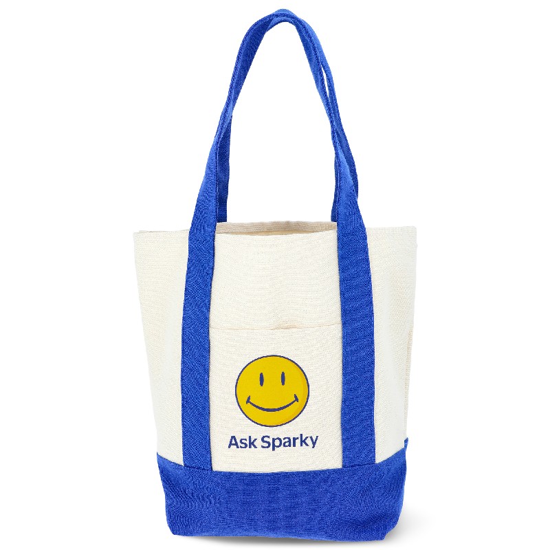 'Sparky' Mini Canvas Tote Bag - Multicolor image