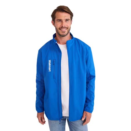 'Walmart' Men's Soft Shell Jacket - Royal Blue image