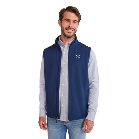 'Spark' Men's Soft Shell Vest - Navy image