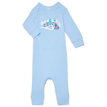 Holiday Market Infant Bodysuit - Blue image