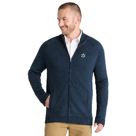 'Spark' Full Zip Sweater Men's - Navy image