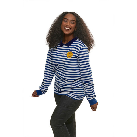 Striped 'Sparky' Unisex Collared Shirt image