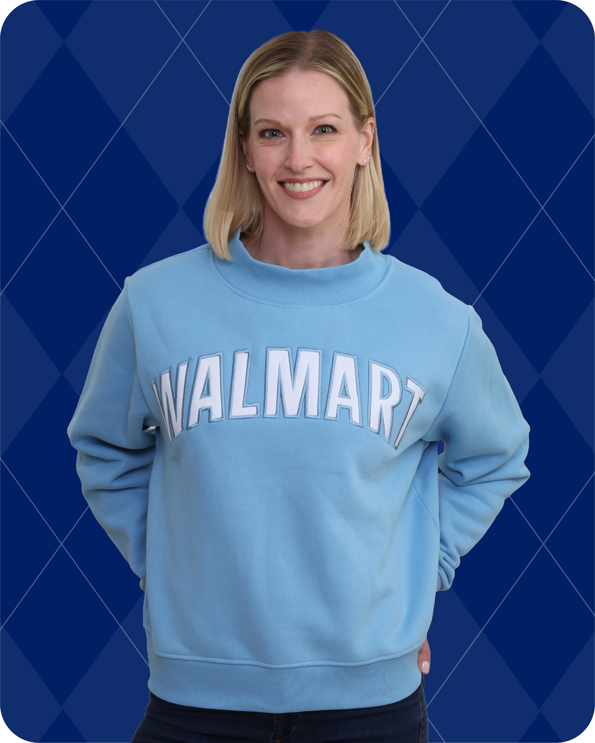 'Walmart' Women's Fleece Mockneck