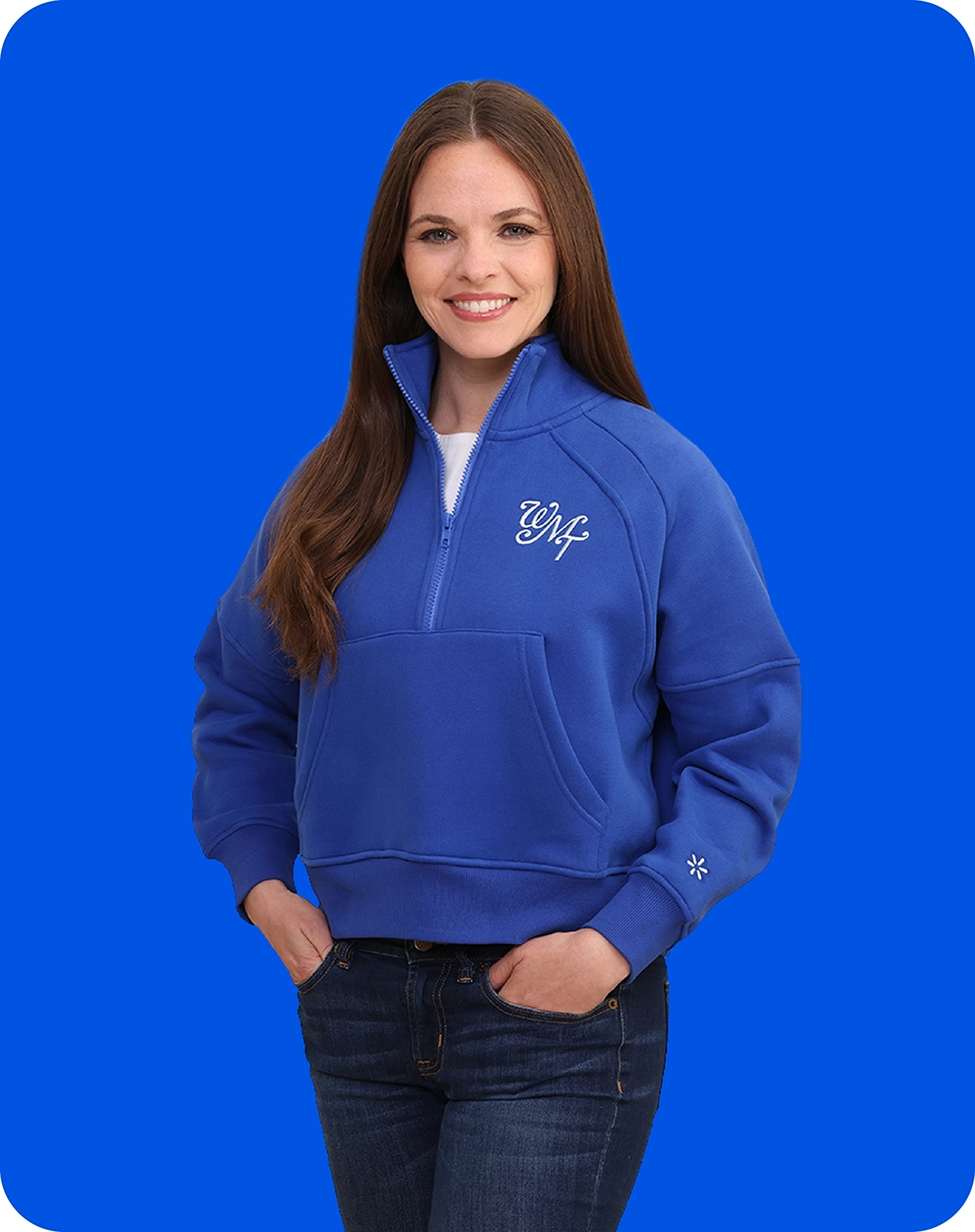 True blue color category item option