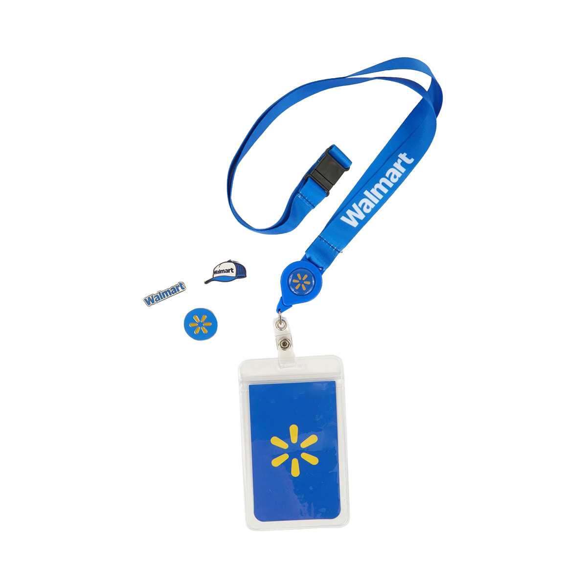 'Spark' Lanyard Badge Reel + Pin Kit - True Blue