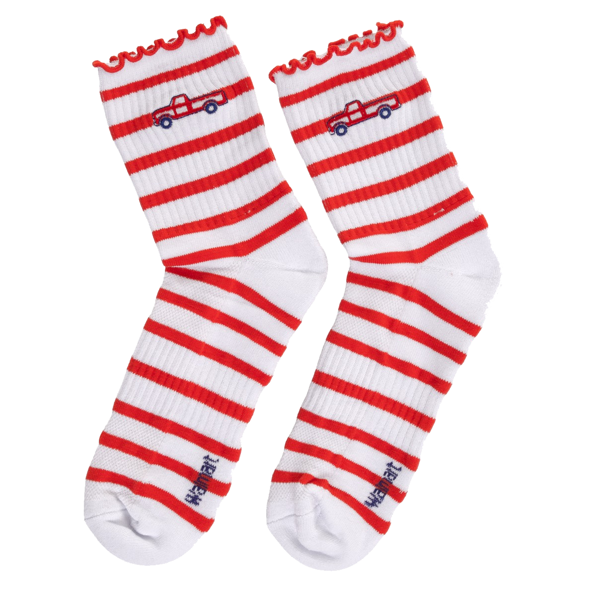 Sam's Truck Striped Midi Socks