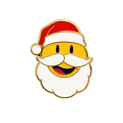 Santa Sparky Holiday Pin